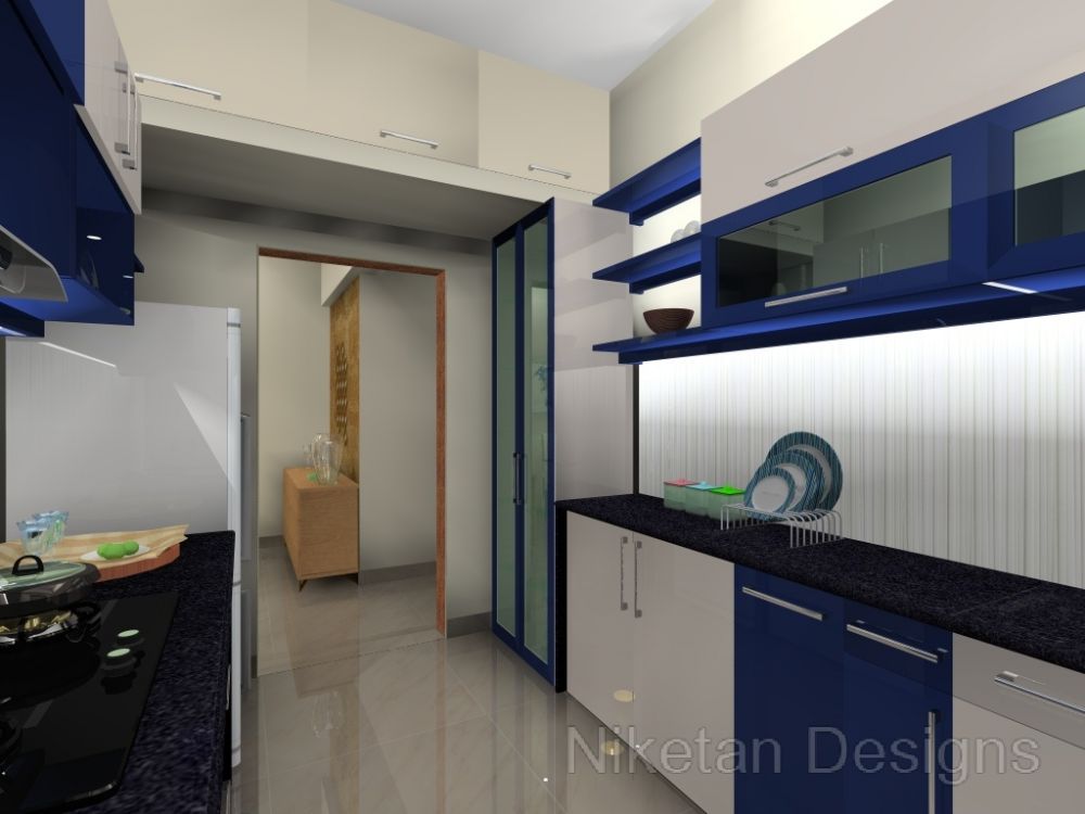 Niketan's 3D interior design ideas for kitchen